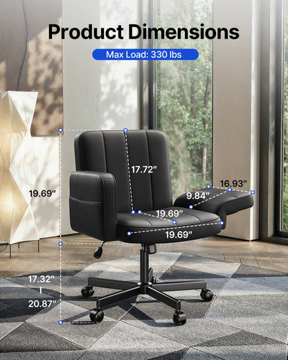 Free - Sit Wide Leather Chair - 