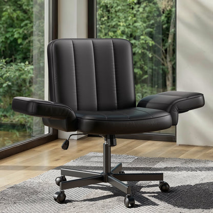 Free - Sit Wide Leather Chair - 