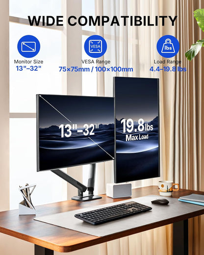 HNDMA119B - DS Dual Monitor Stand - 