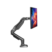 HUANUO HNSS6 Single Monitor Mount for 13 to 32 Inch Screens - Bundle - 
