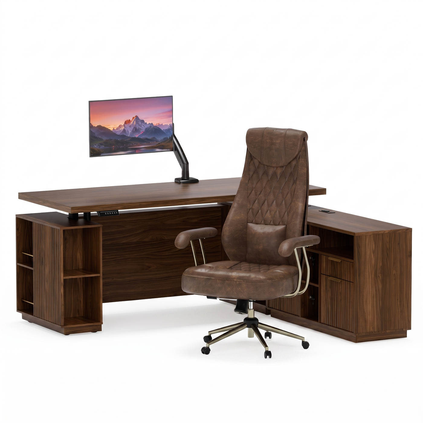 Executive Wide Desk Suite
