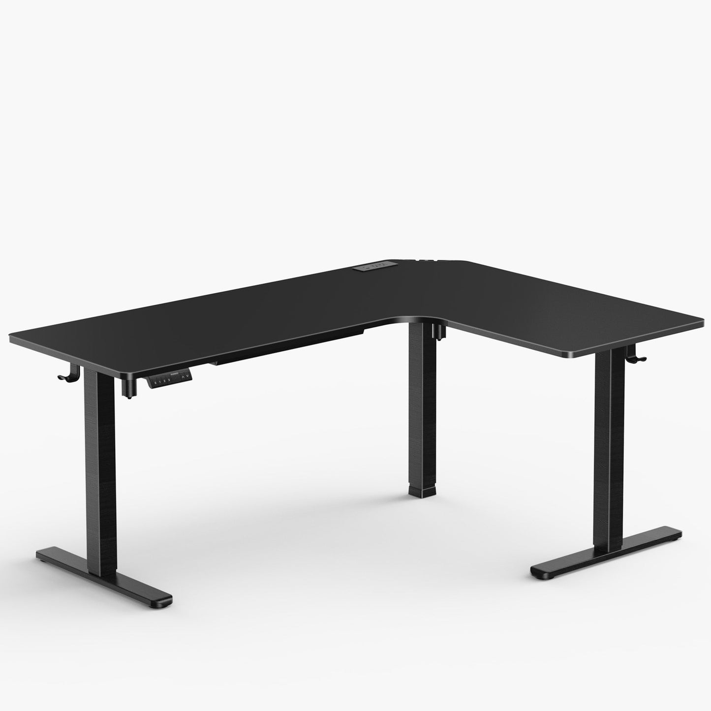 L - shaped Series Standing Desk - Triple Spliced Desktop