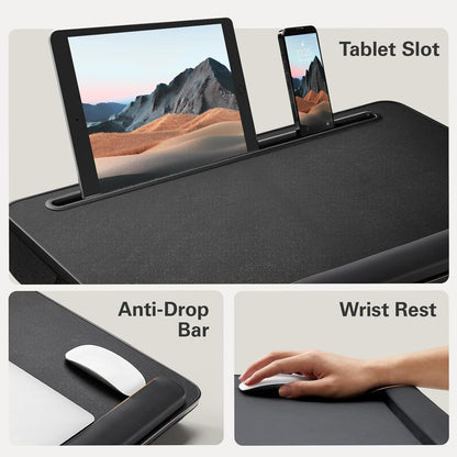 Laptop Bed Desk for Couch Sofa Floor - Black