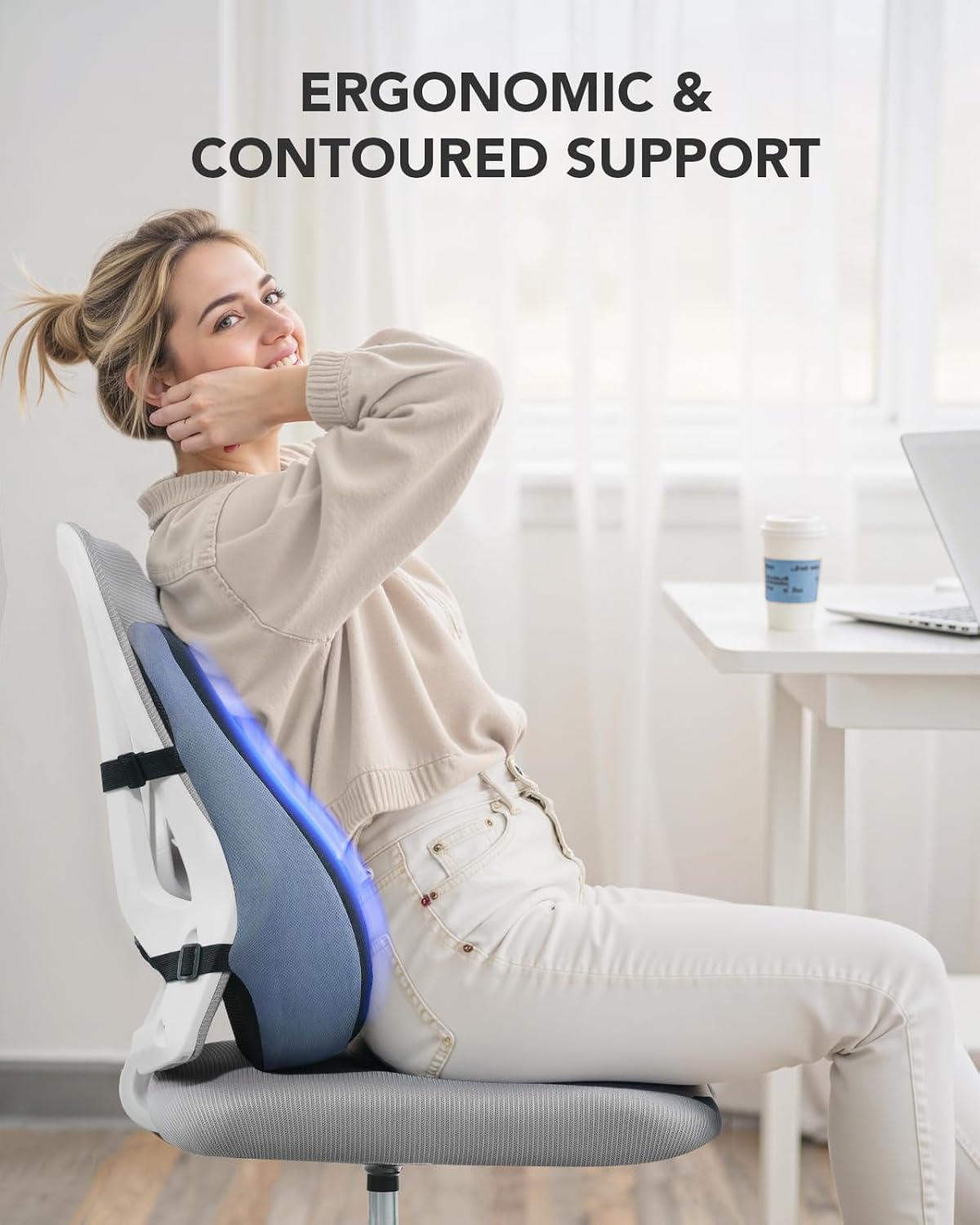 Lumbar Support Pillow for Office Chair - 