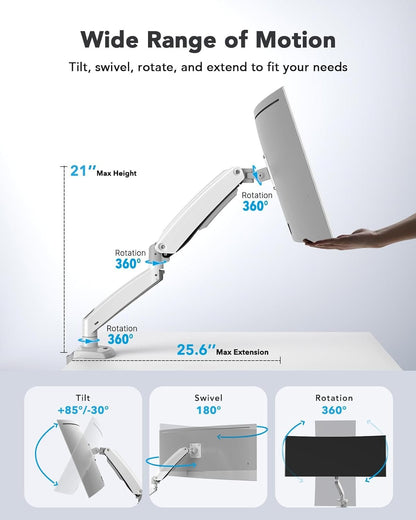 Minimalist White Workstation - 