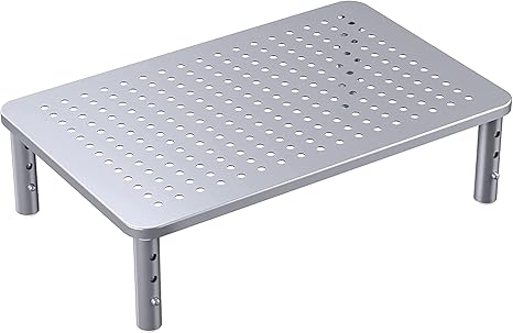 Monitor Stand Riser - Silver