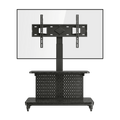 Pegboard Gaming Mobile TV Stand - Upgraded with Remote - Controlled Lift