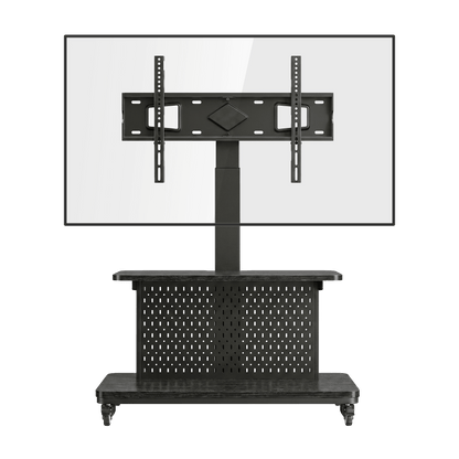 Pegboard Gaming Mobile TV Stand - Upgraded with Remote - Controlled Lift