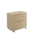 Premium Amber Cabinet - Fluted - Natural Oak