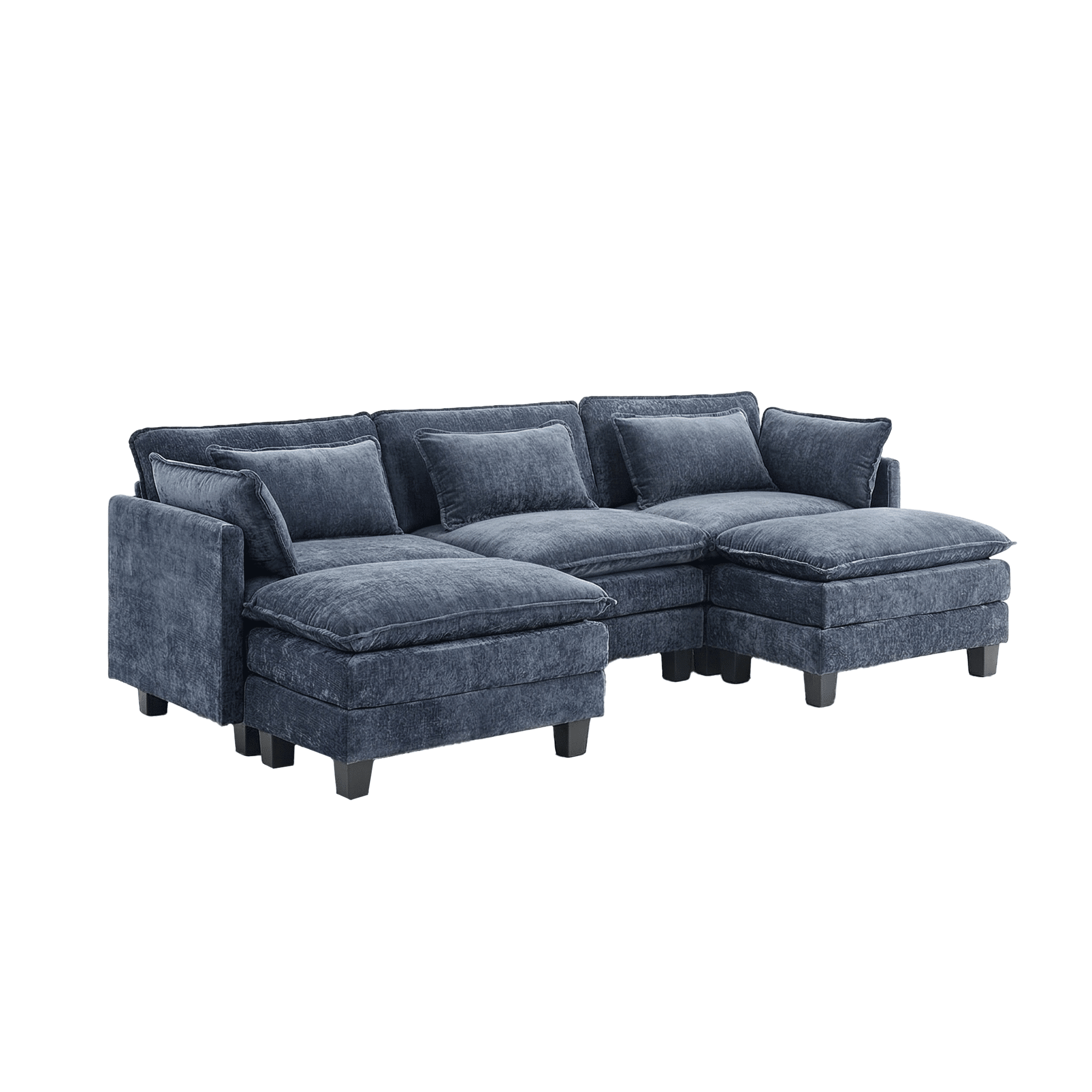 Premium Halo Sofa - Fabric - Grey