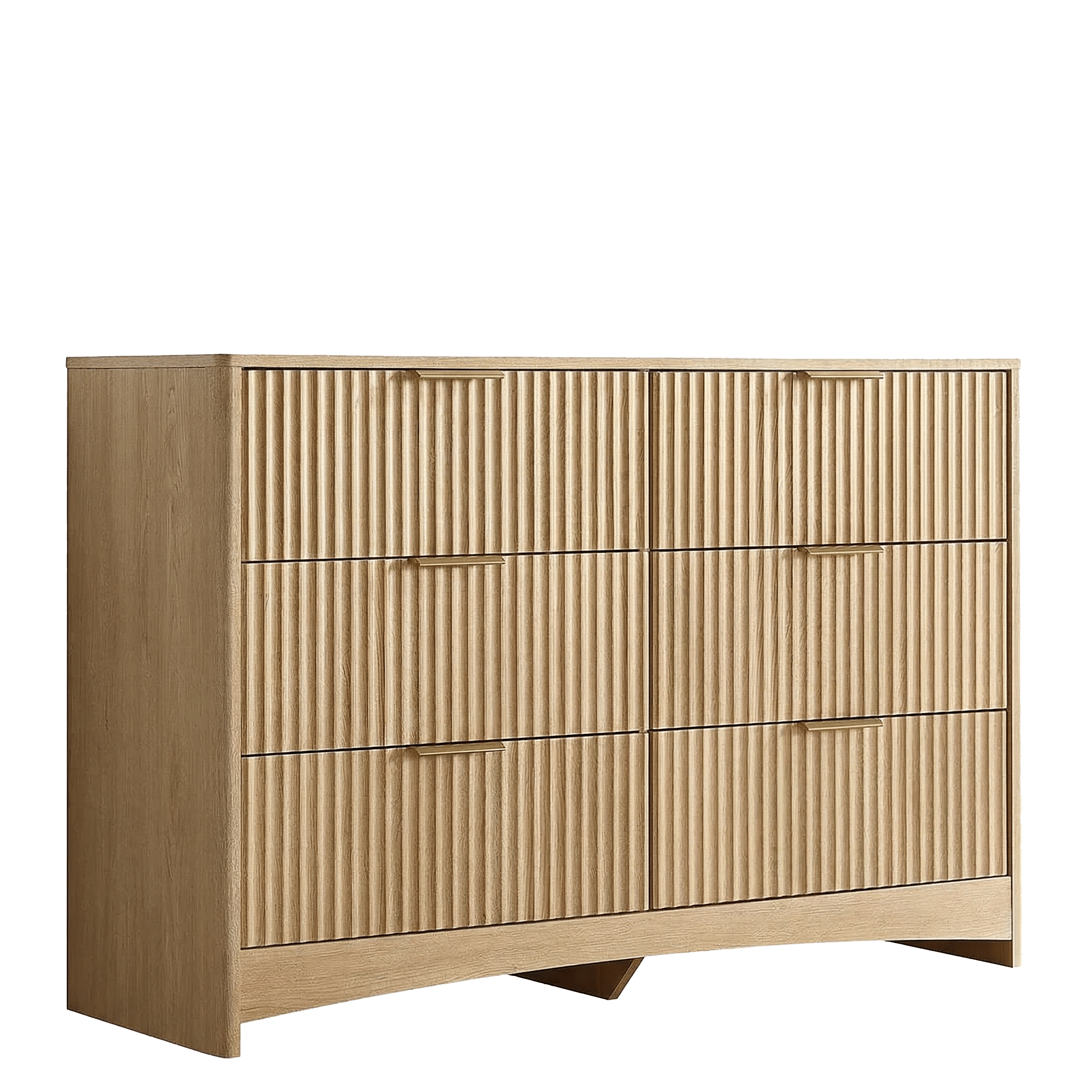 Premium Haven Cabinet - Fluted - Natural Oak