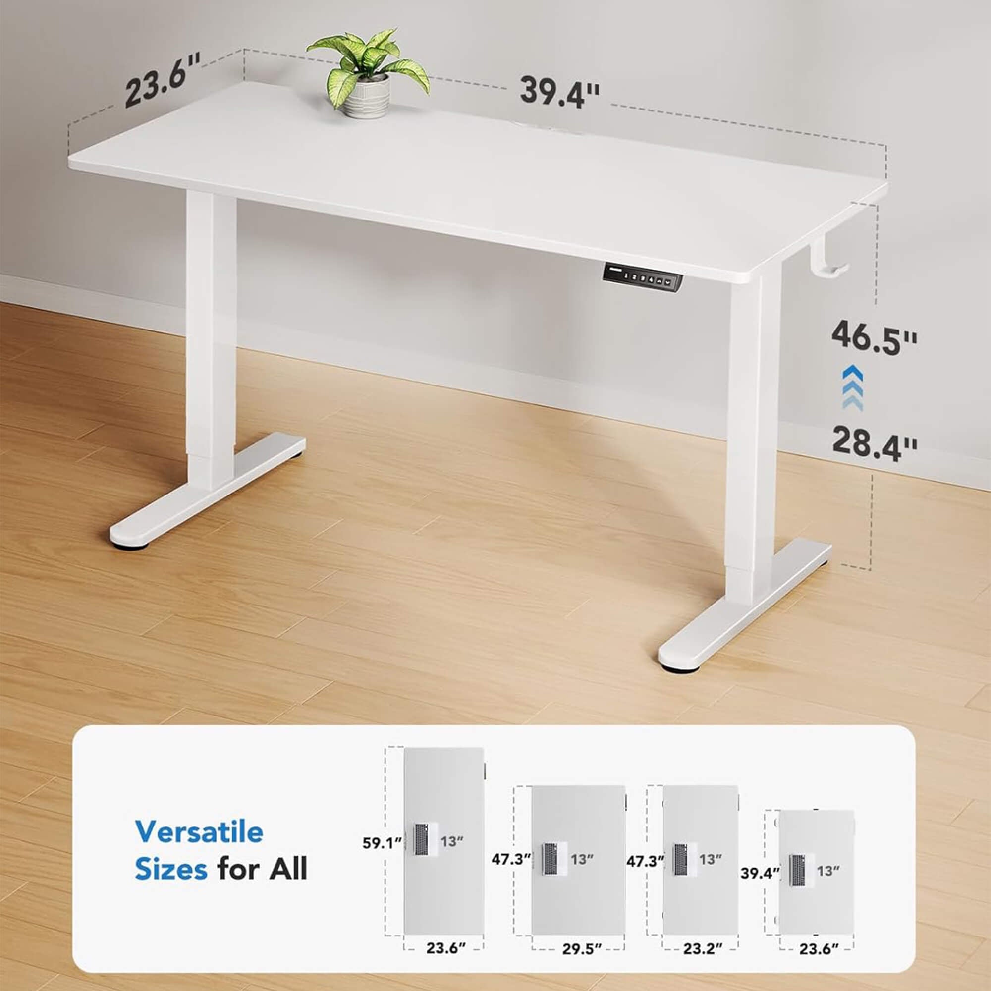 Premium One - Piece Top Standing Desk - 3 Colors, 4 Sizes - 40" x 24"