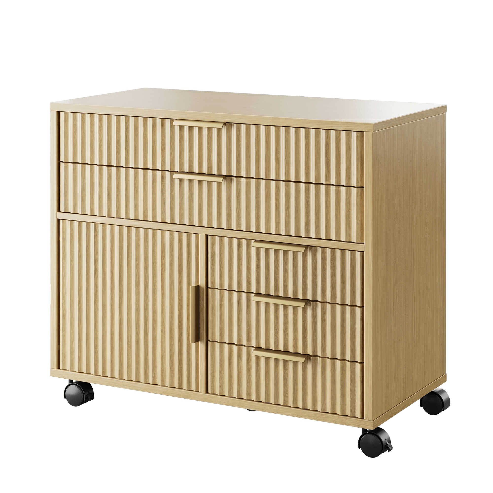 Premium Ritual Cabinet - Fluted - Natural Oak