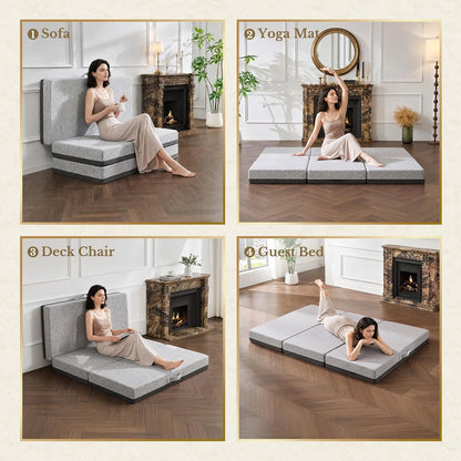 Premium Sable Folding Mattress Q/F/T - Queen (U.S. Standard)