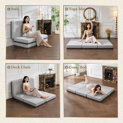 Premium Sable Folding Mattress Q/F/T - Queen (U.S. Standard)