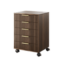 Premium Solace Cabinet - Fluted - Dark Walnut