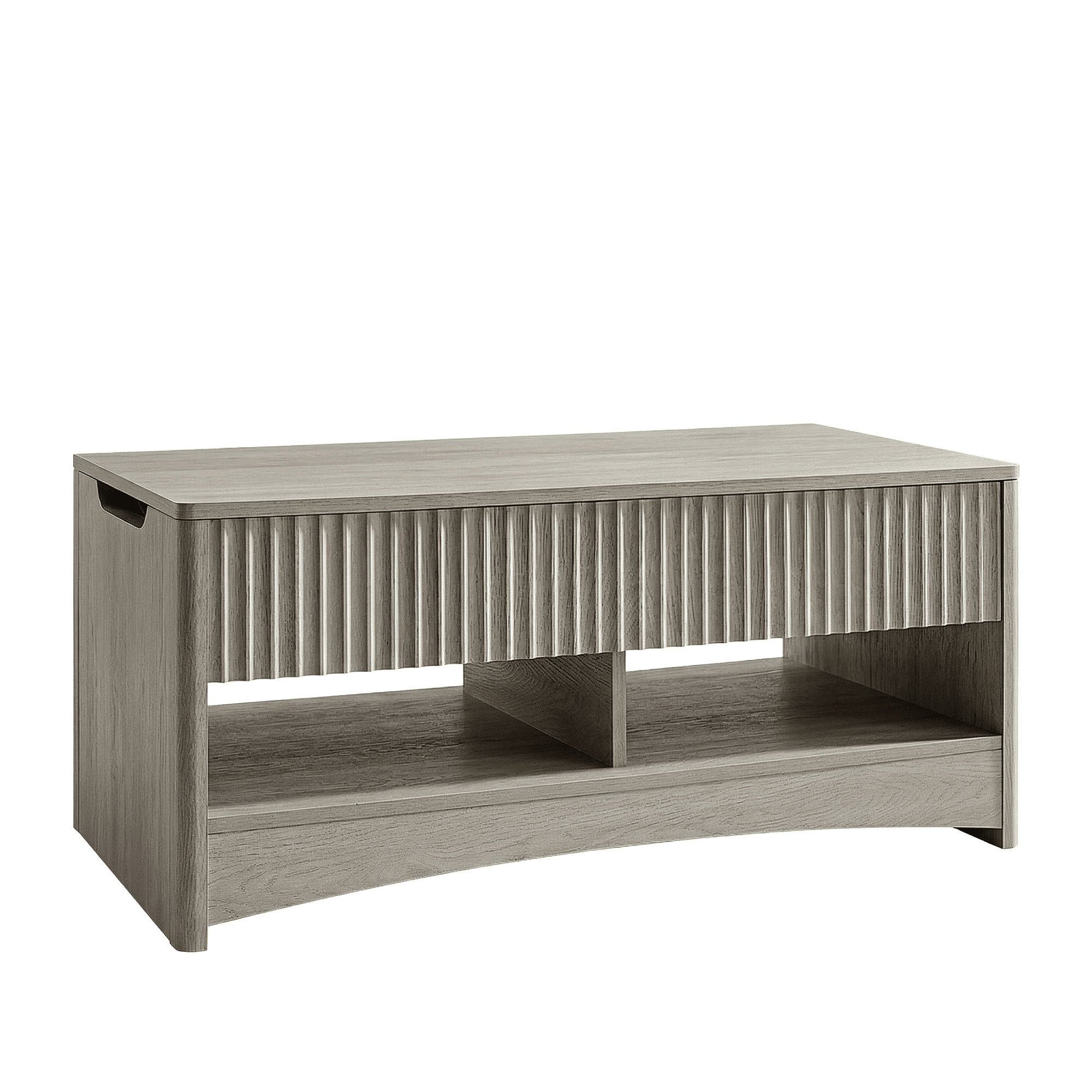 Premium Tempo Table - Fluted - Grey