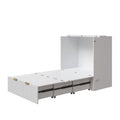 Premium Terra - Twin Cabinet Bed - Fluted - White
