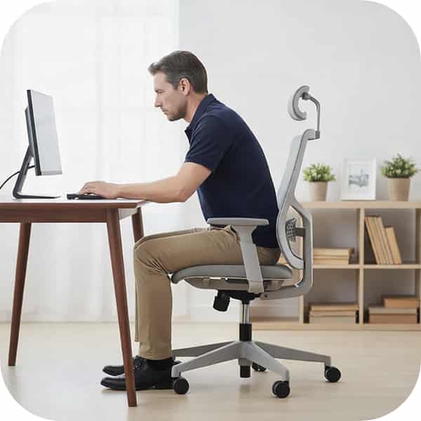 Leaning forward often