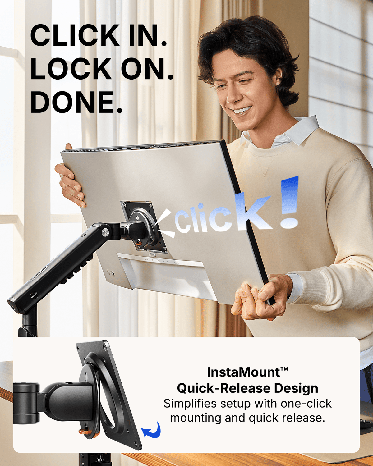 Single Monitor Arm - FlowLift Pro -