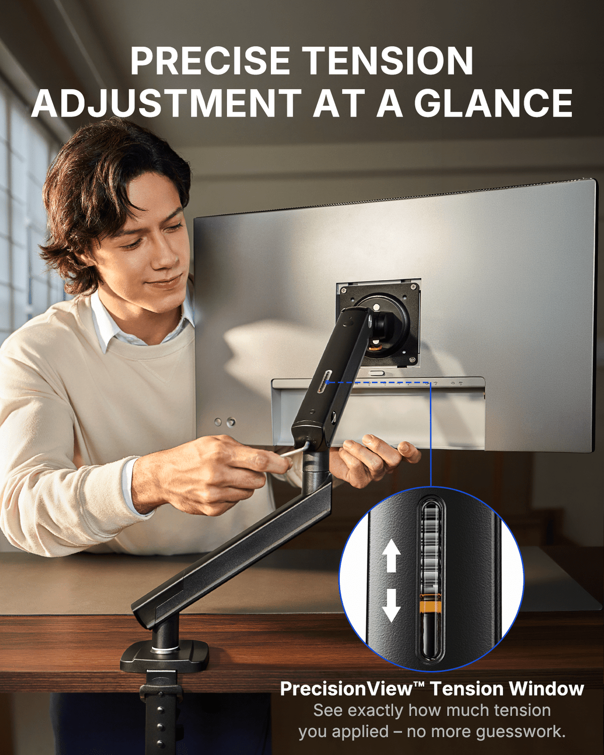 Single Monitor Arm - FlowLift Pro -