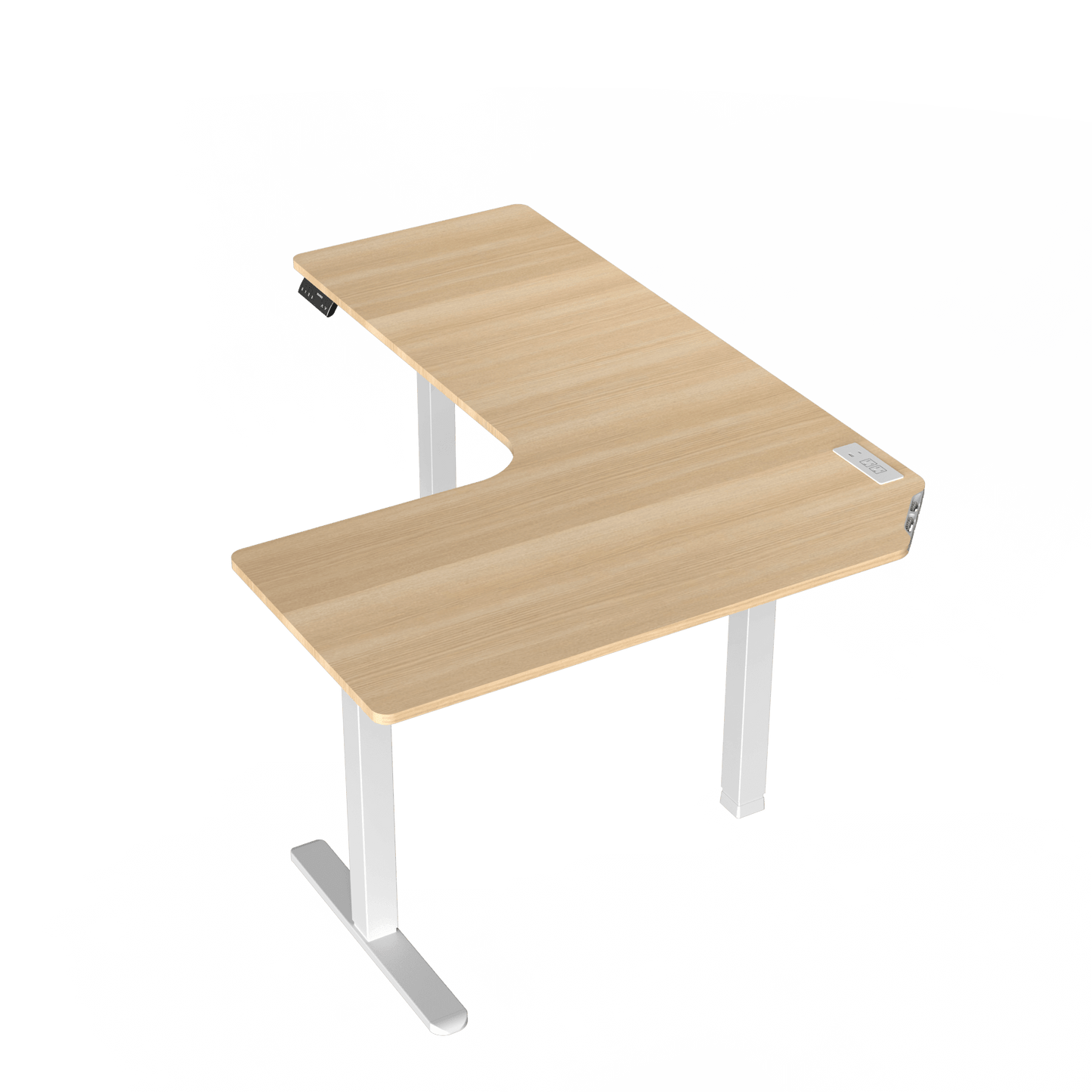 Standard L - Shaped Standing Desk - Black