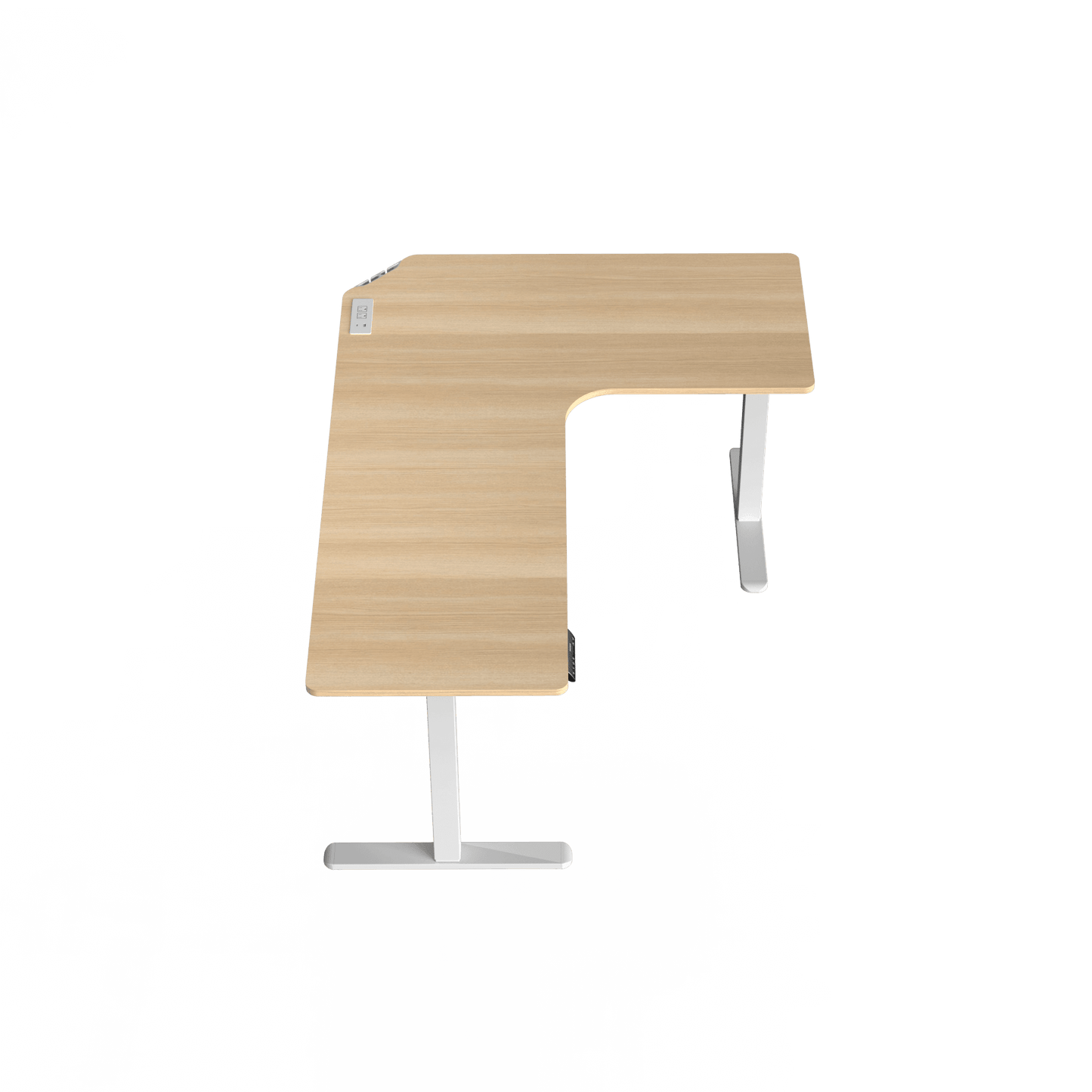 Standard L - Shaped Standing Desk - Black