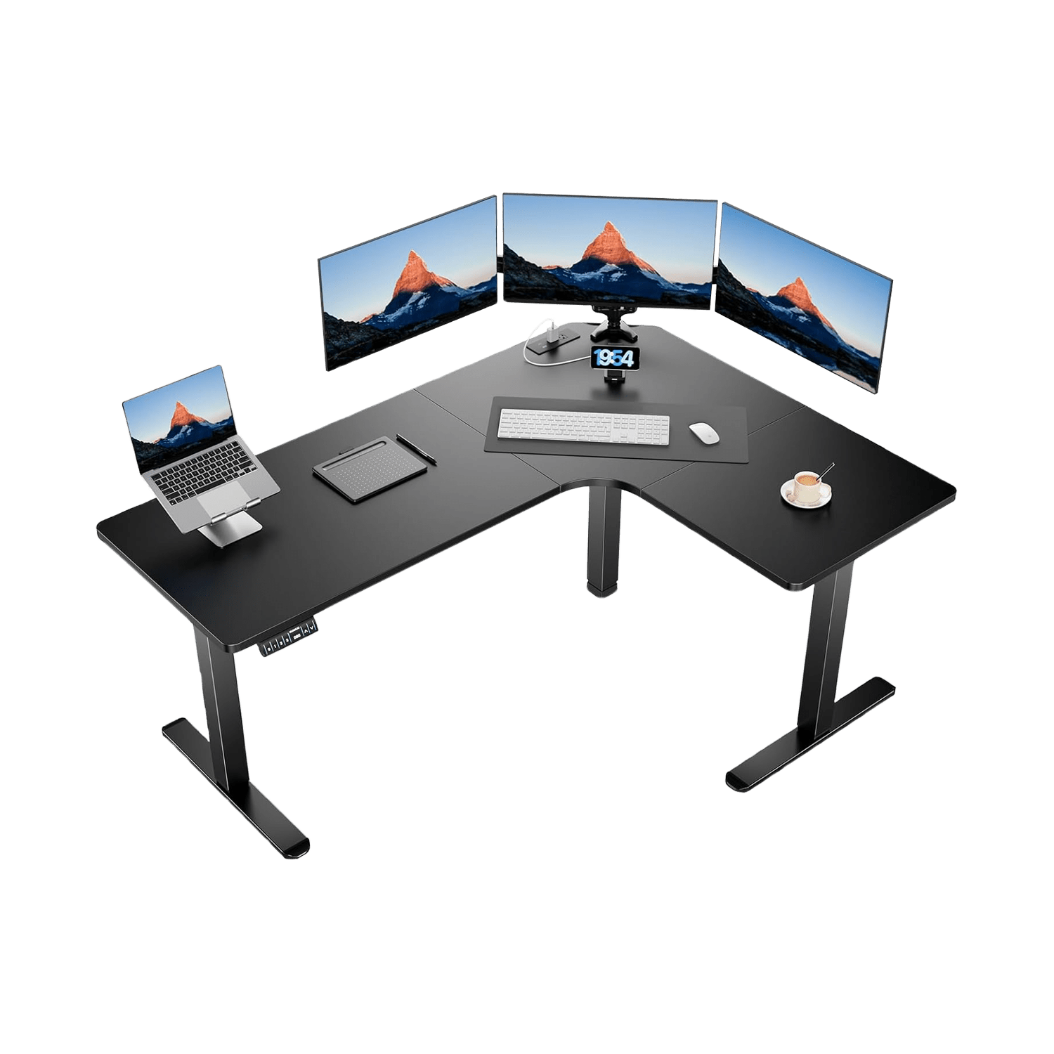 Standard L-Shaped Standing Desk - Thumbnail 3