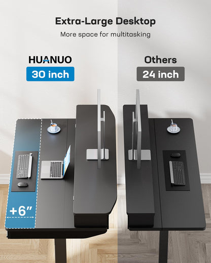 Standing Desk with 4 Drawers - 48 x 30 inch