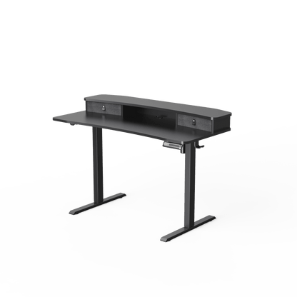 Standing Desk with Dual Riser & Drawers - 48" x 24"