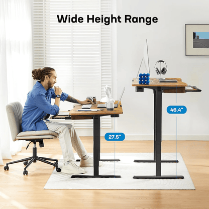 Standing Desk with Large Keyboard Tray (Copy) - 55" x 24"