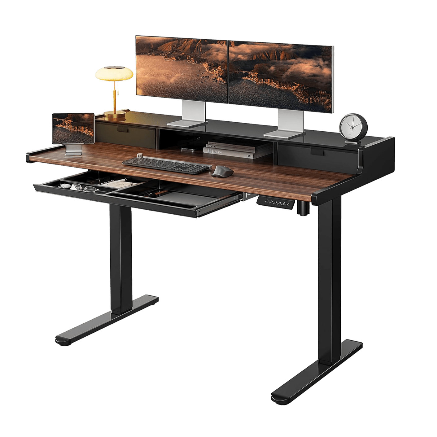 Standing Desk with Multi Drawers - 48" x 24"