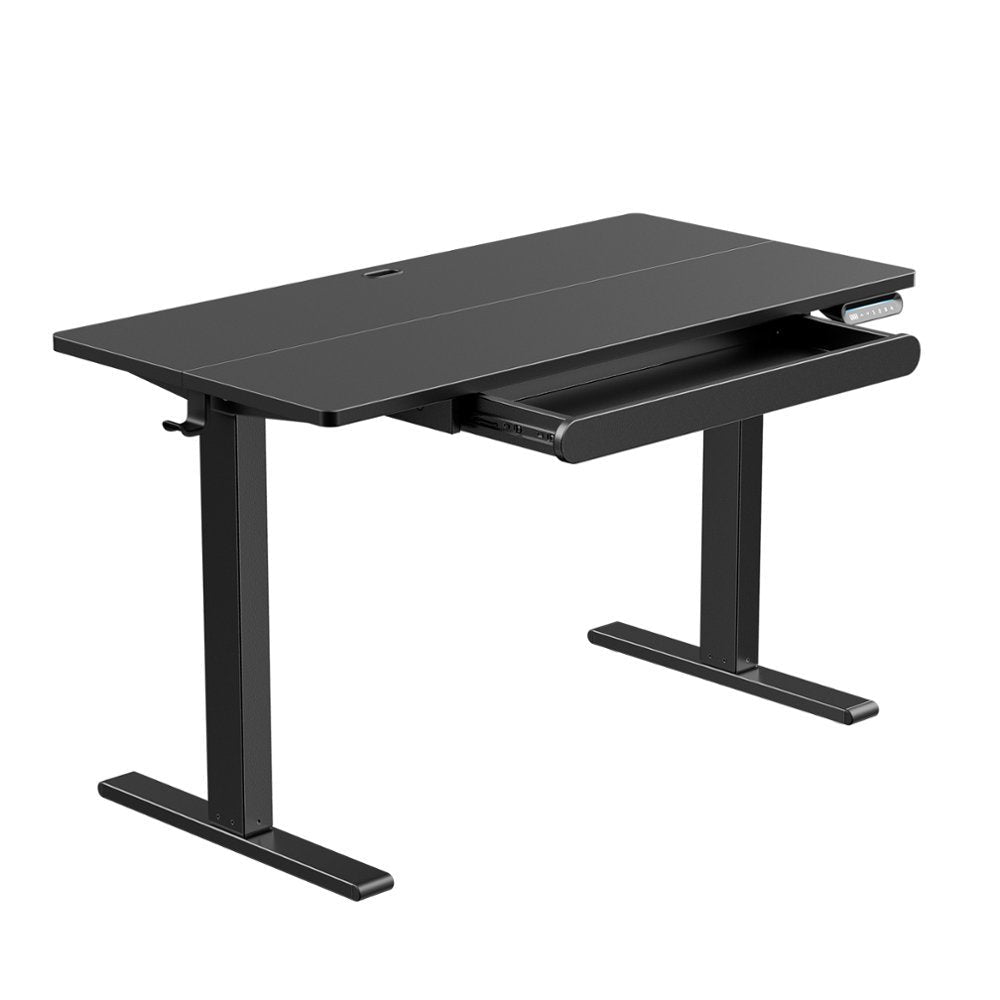 Standing Desk with Storage Drawer - Black