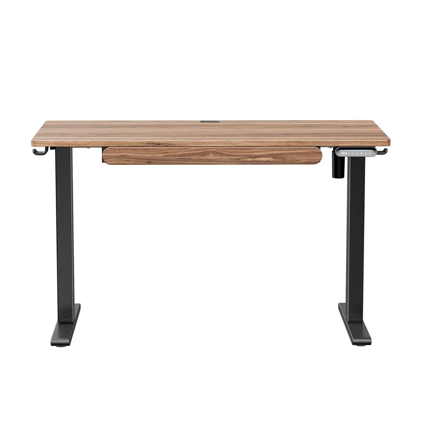 Standing Desk with Storage Drawer - Walnut