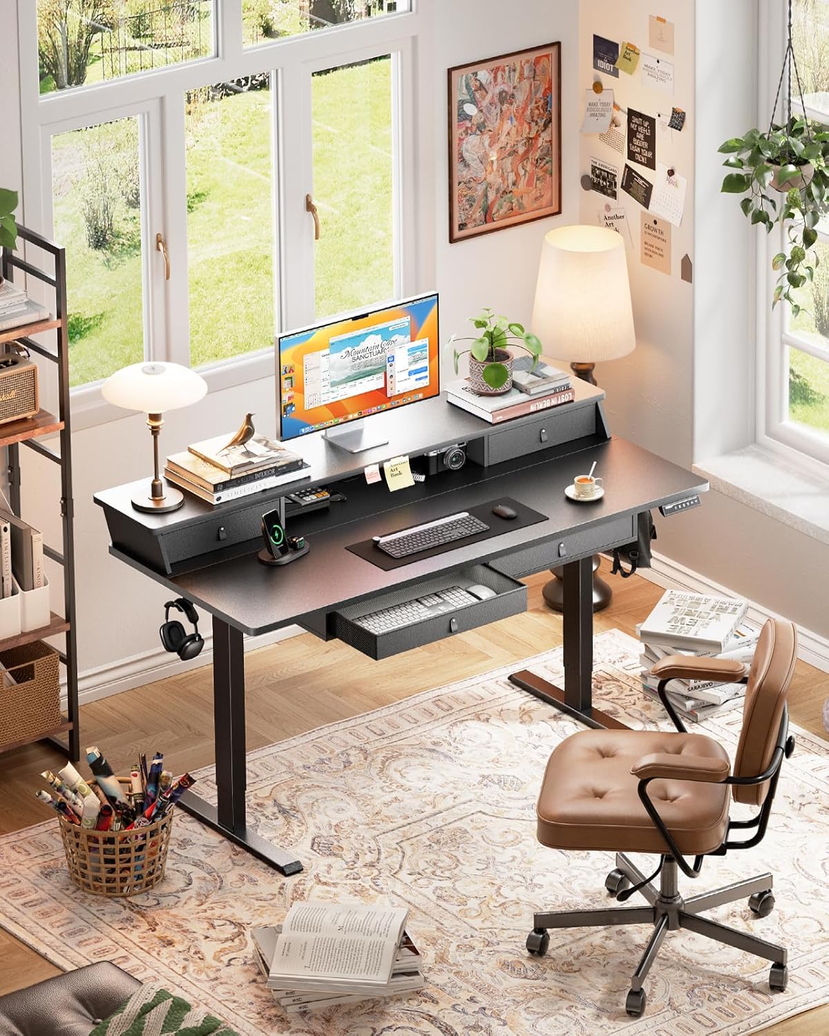 Storage Series Standing Desks - + Arc board & Drawers