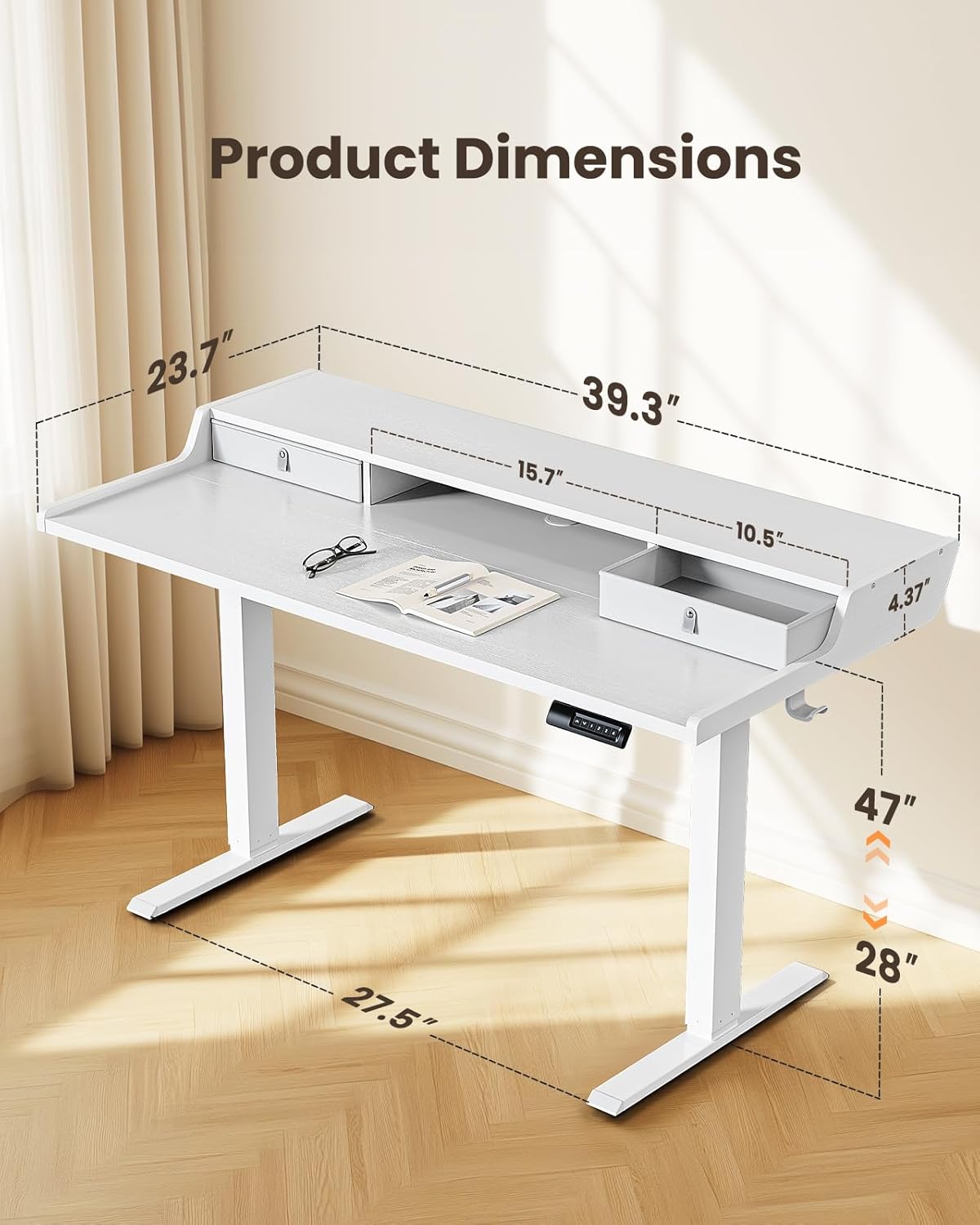 Storage Series Standing Desks - + Arc board & Drawers