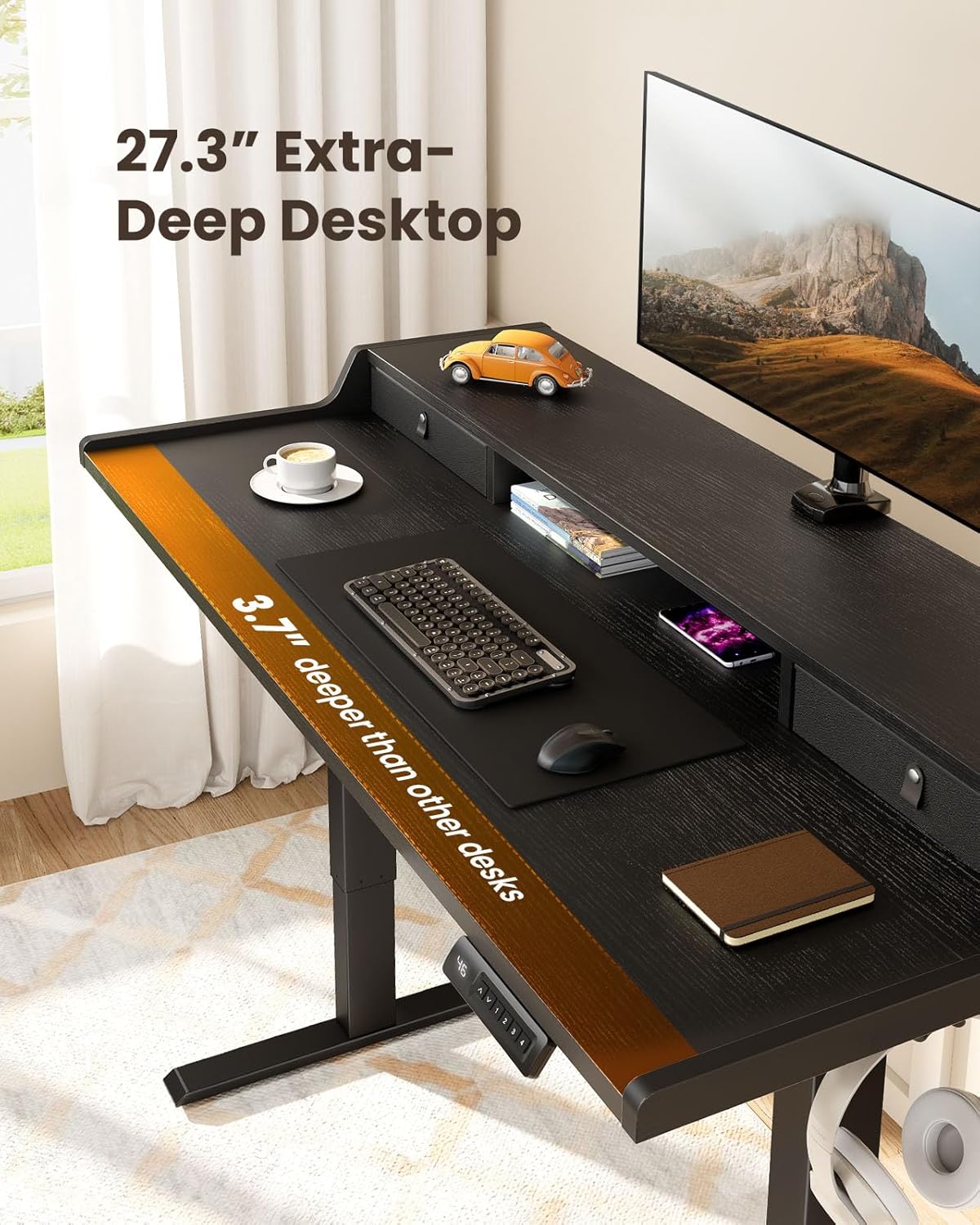 Storage Series Standing Desks - + Arc board & Drawers
