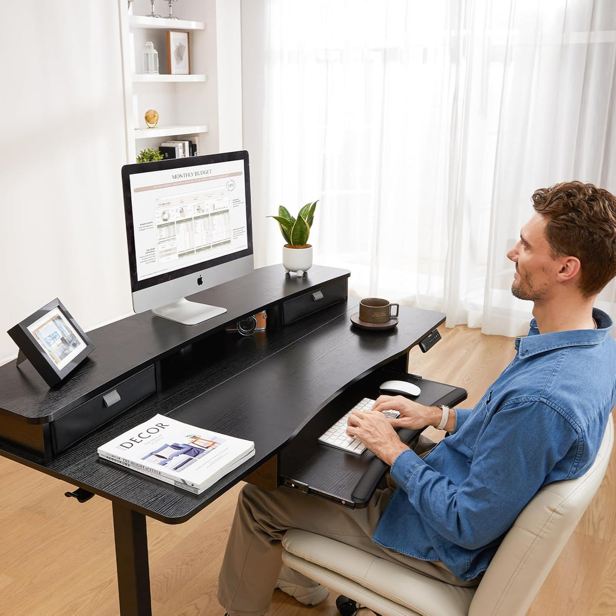 Storage Series Standing Desks - + Arc board & Drawers