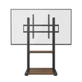 Titan Heavy - Duty Mobile TV Stand - Upgraded with Remote - Controlled Lift