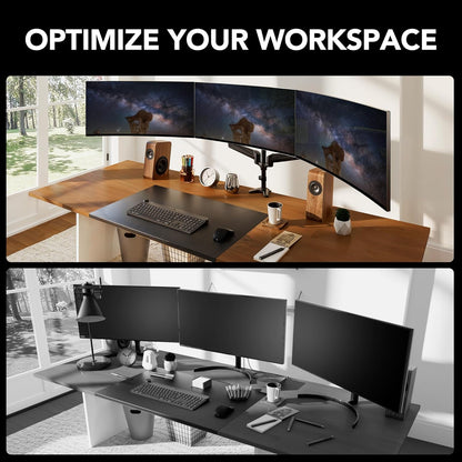 TS3 Triple Monitor Mount - Black - 