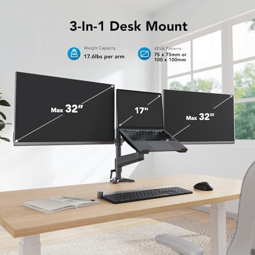 TS4 Dual Monitor & Laptop Mount - Thumbnail 3