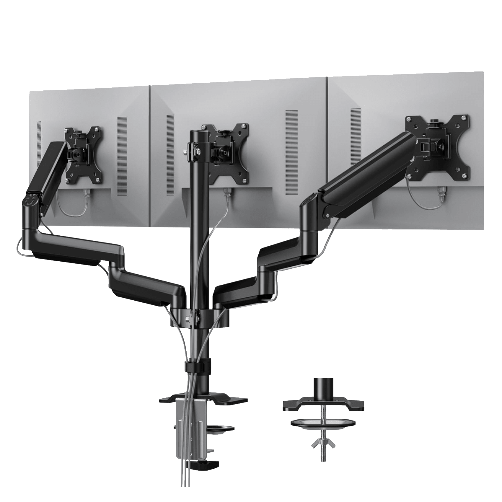 HUANUO triple monitor desk mount