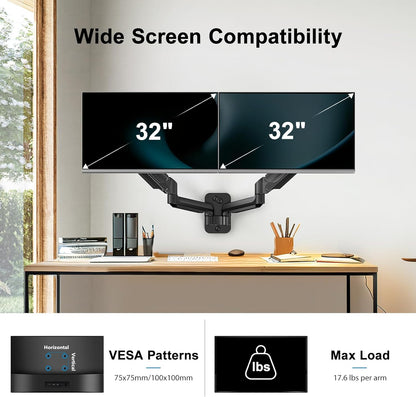 WDS1 Dual Monitor Wall Mount -