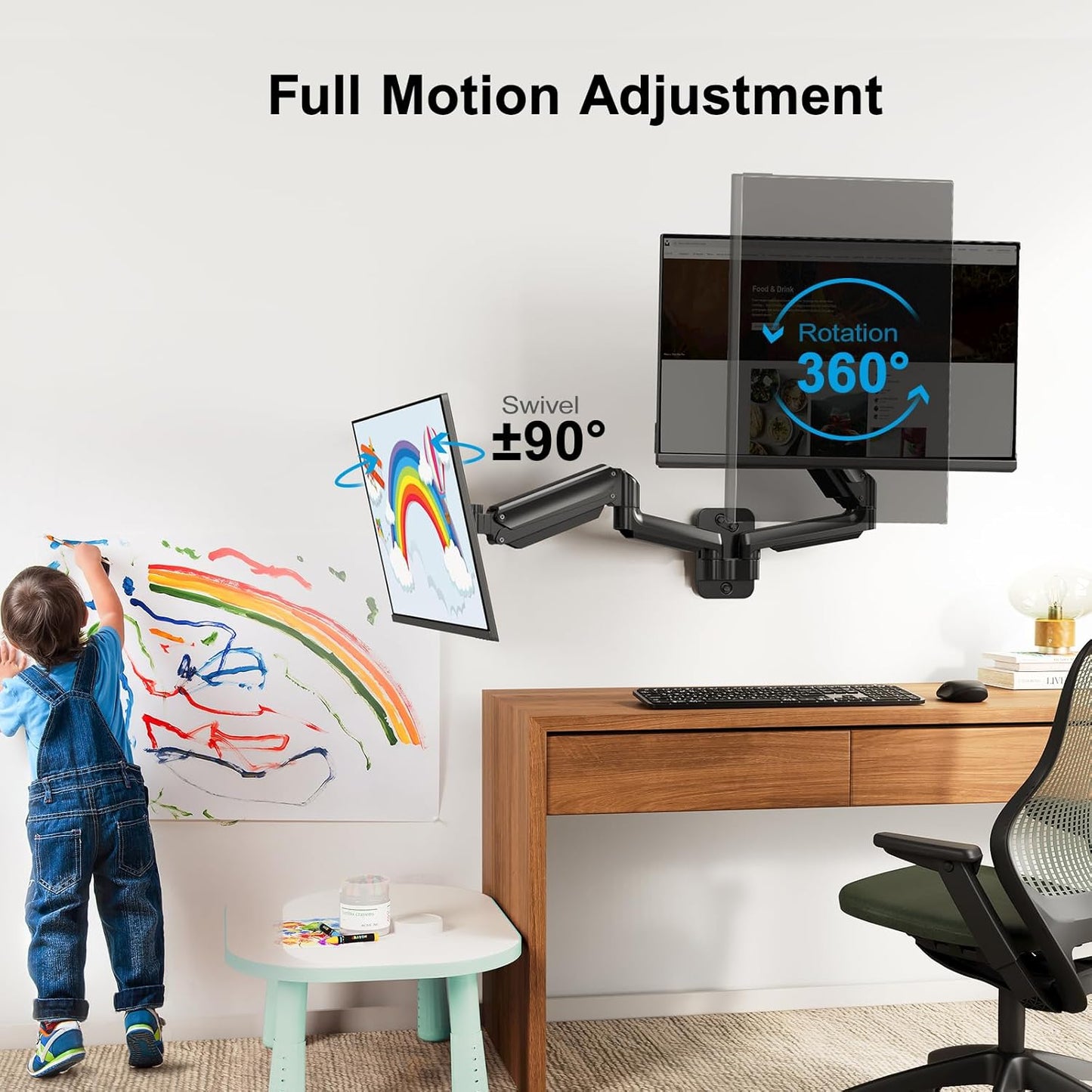 WDS1 Dual Monitor Wall Mount -
