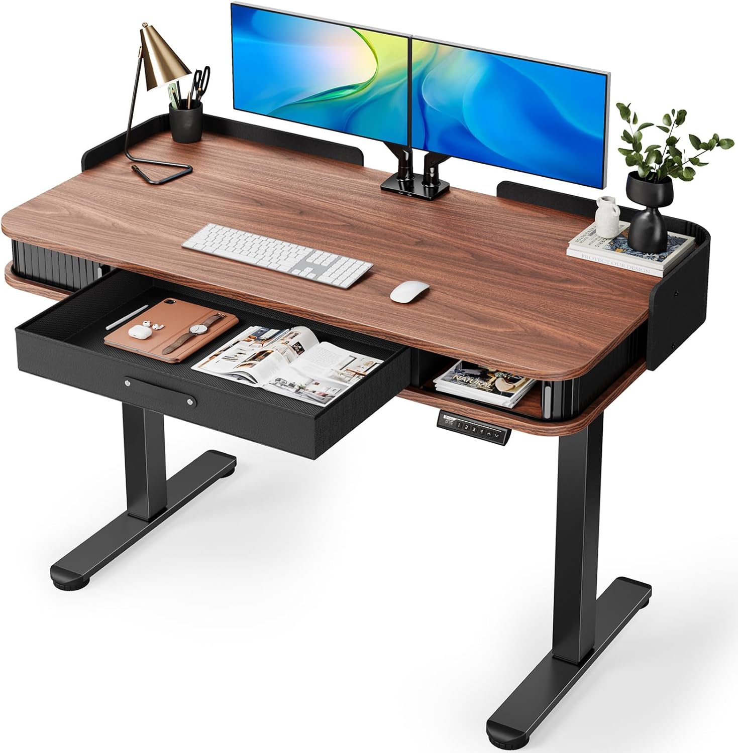 Whole-Piece Standing Desk with Drawer | Standing Desk | Minimalist