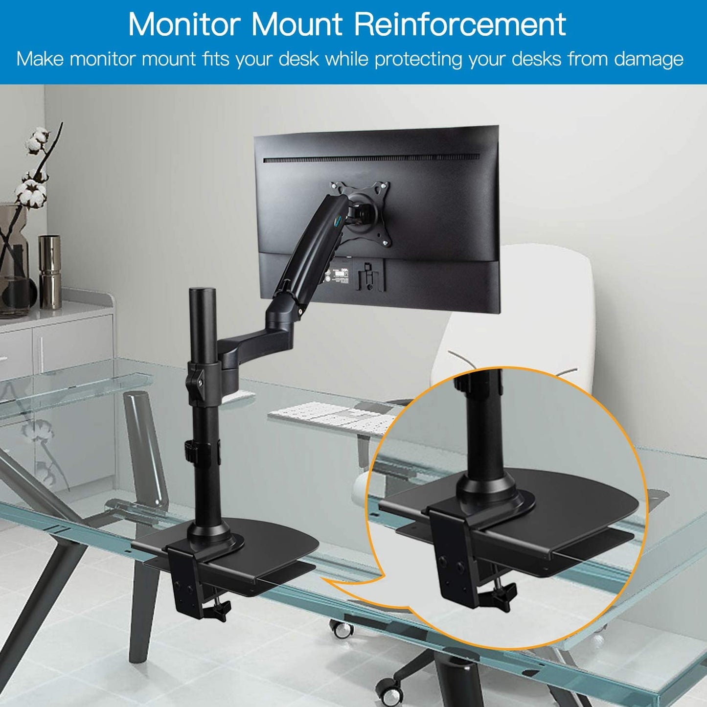 Monitor Mount Reinforcement Plate