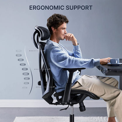 Ergonomic Office Chair With Adjustable Lumbar Support