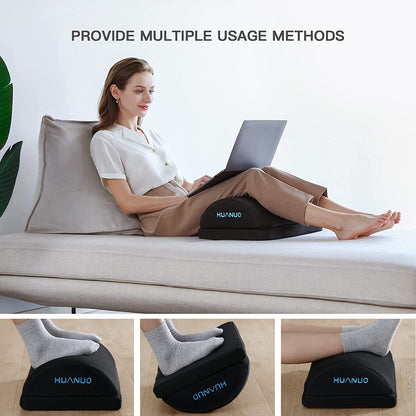 Footrest With Extra Cover (Black)