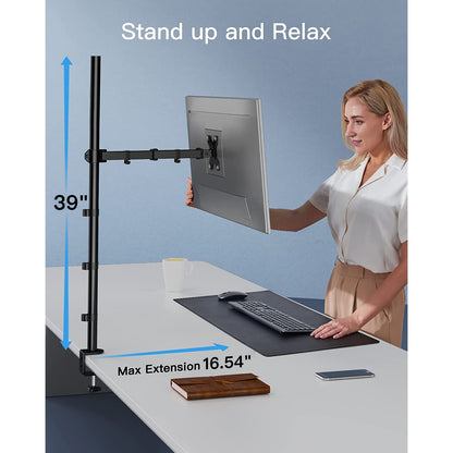 Single Monitor Mount For 13" To 35" Screens