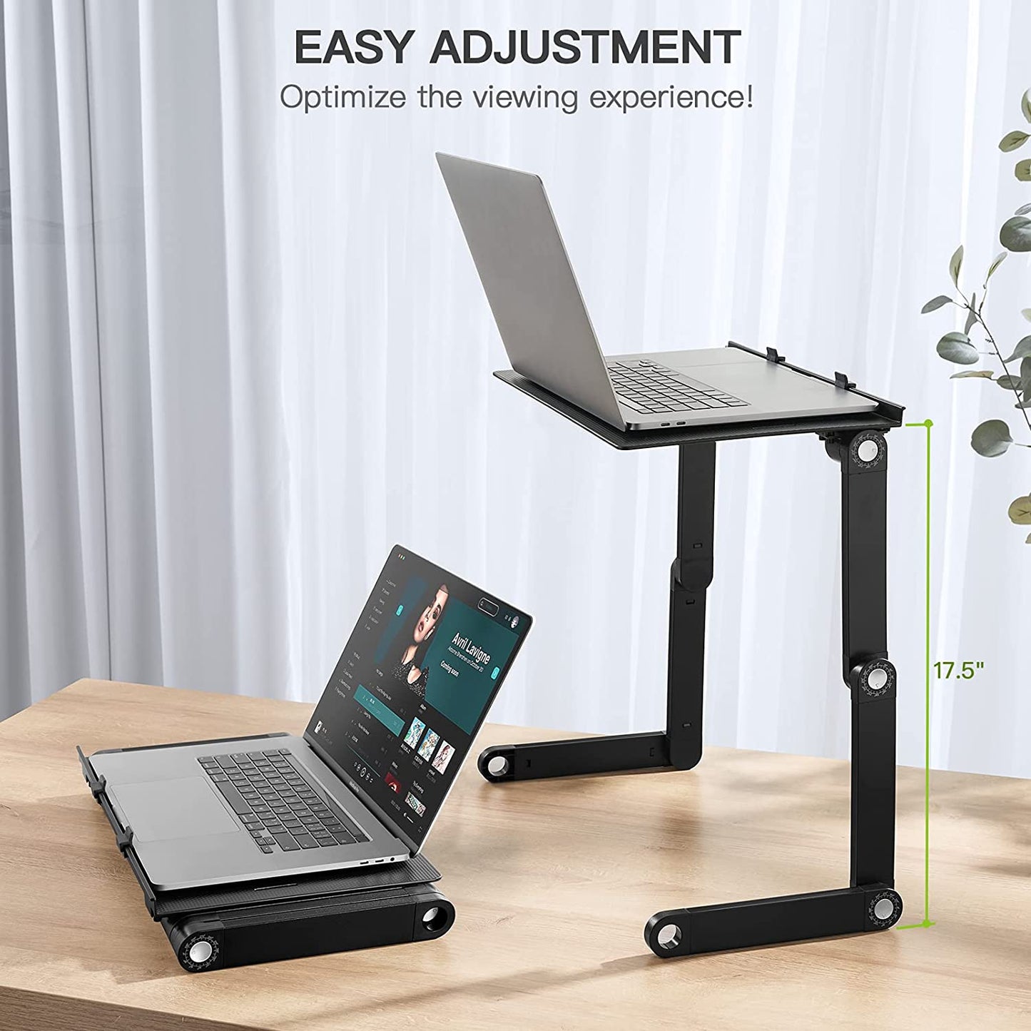 Adjustable Laptop Stand Fits Up To A 15.6" Laptop & Cools Your Laptop
